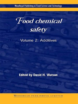 cover image of Food Chemical Safety, Volume 2